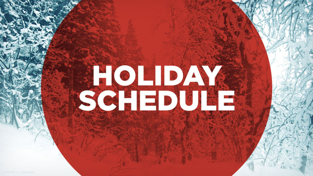 Holiday Class Schedule studio 38 fitness